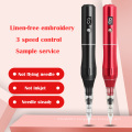 private label wired black and red eyeliner 45000RPM pen tattoo machine kit tattoo machine